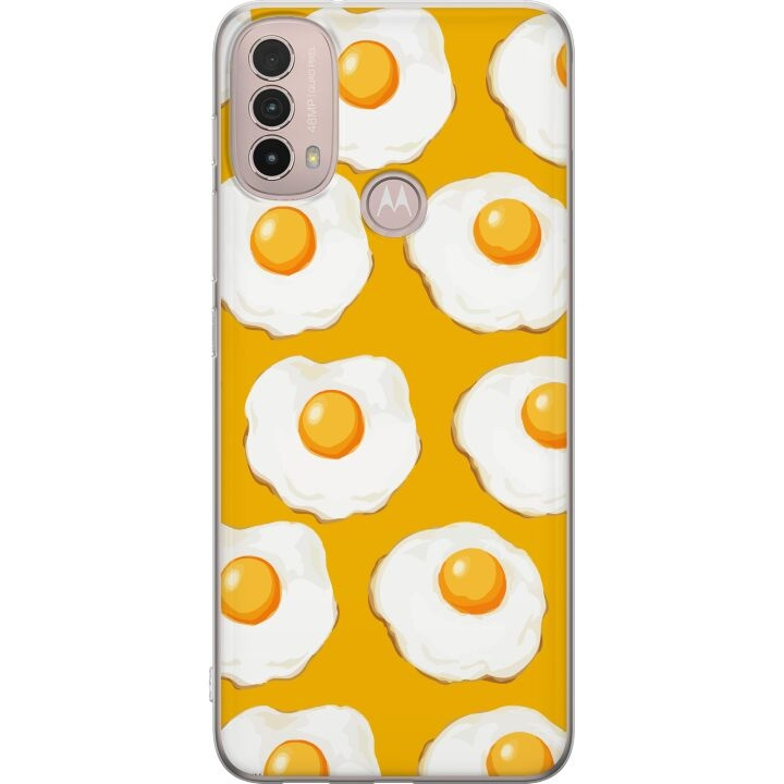 Mobilskal till Motorola Moto E40 med Stekt ägg motiv i gruppen SMARTPHONE & SURFPLATTOR / Mobilskydd / Motorola hos TP E-commerce Nordic AB (A54289)
