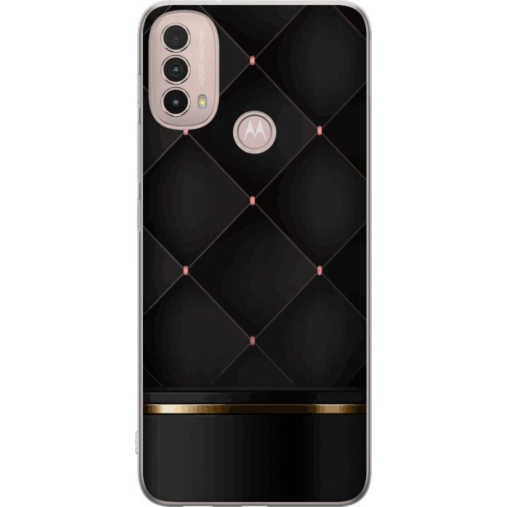 Mobilskal till Motorola Moto E40 med Lyxig linje motiv i gruppen SMARTPHONE & SURFPLATTOR / Mobilskydd / Motorola hos TP E-commerce Nordic AB (A54302)