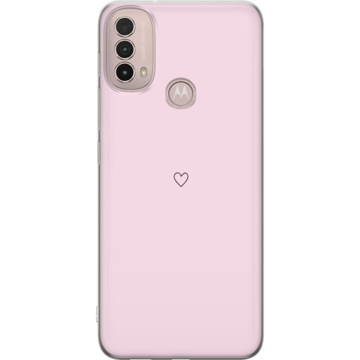Mobilskal till Motorola Moto E40 med Hjärta motiv i gruppen SMARTPHONE & SURFPLATTOR / Mobilskydd / Motorola hos TP E-commerce Nordic AB (A54306)