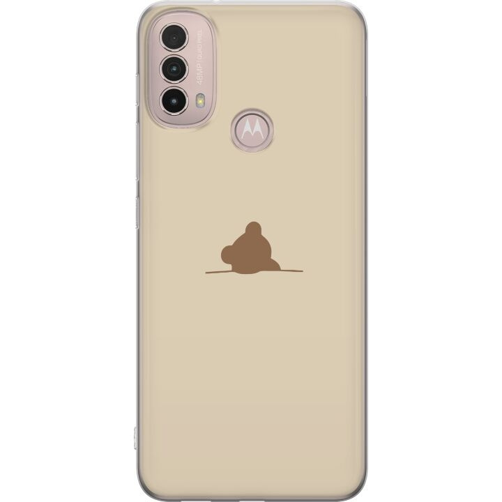 Mobilskal till Motorola Moto E40 med Nalle motiv i gruppen SMARTPHONE & SURFPLATTOR / Mobilskydd / Motorola hos TP E-commerce Nordic AB (A54307)