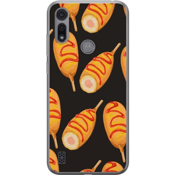 Mobilskal till Motorola Moto E6i med Kycklingklubba motiv i gruppen SMARTPHONE & SURFPLATTOR / Mobilskydd / Motorola hos TP E-commerce Nordic AB (A54350)