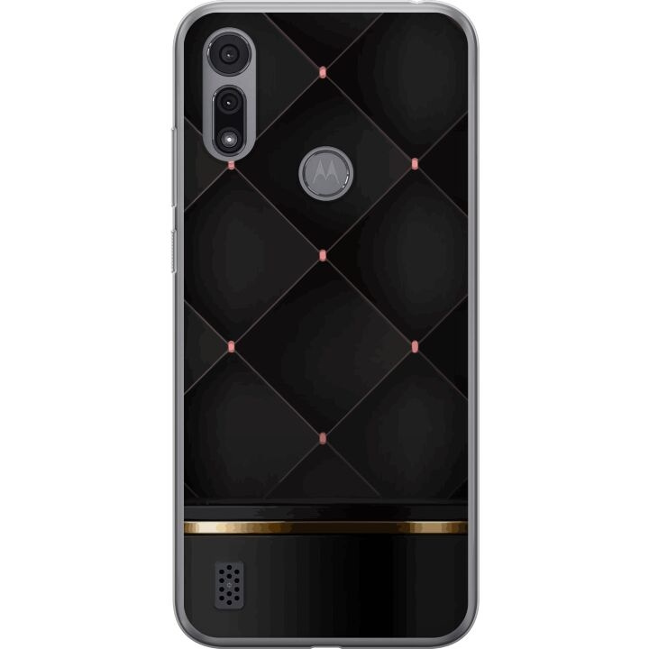 Mobilskal till Motorola Moto E6i med Lyxig linje motiv i gruppen SMARTPHONE & SURFPLATTOR / Mobilskydd / Motorola hos TP E-commerce Nordic AB (A54356)