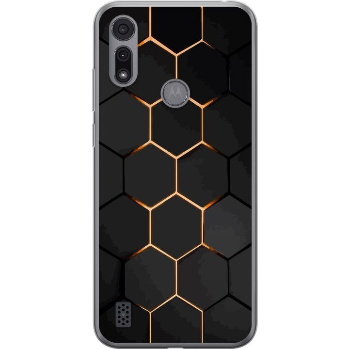 Mobilskal till Motorola Moto E6i med Lyxigt Mönster motiv i gruppen SMARTPHONE & SURFPLATTOR / Mobilskydd / Motorola hos TP E-commerce Nordic AB (A54366)