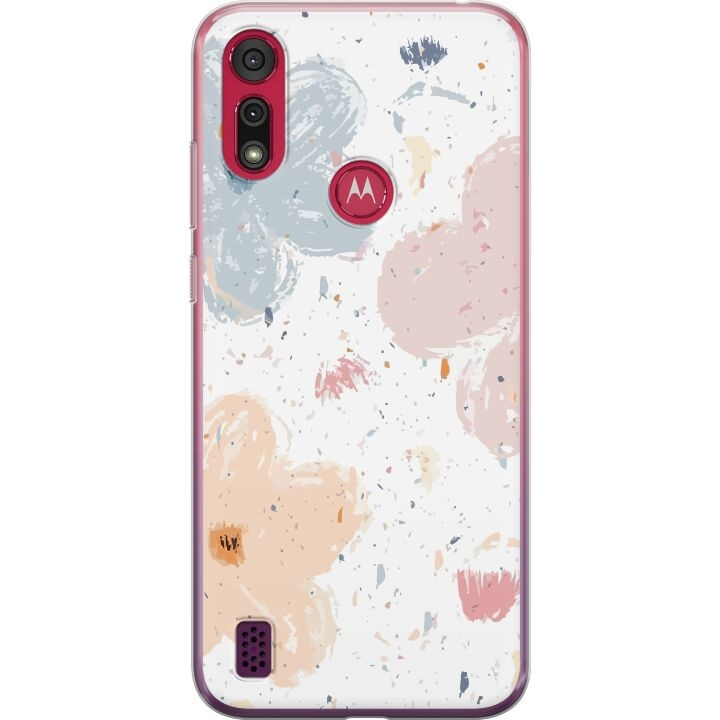 Mobilskal till Motorola Moto E6s (2020) med Blommor motiv i gruppen SMARTPHONE & SURFPLATTOR / Mobilskydd / Motorola hos TP E-commerce Nordic AB (A54380)