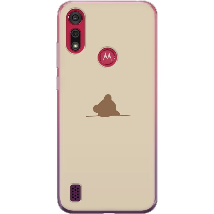 Mobilskal till Motorola Moto E6s (2020) med Nalle motiv i gruppen SMARTPHONE & SURFPLATTOR / Mobilskydd / Motorola hos TP E-commerce Nordic AB (A54388)