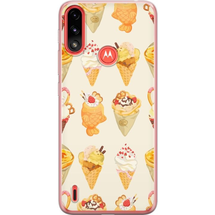Mobilskal till Motorola Moto E7 Power med Glassigt motiv i gruppen SMARTPHONE & SURFPLATTOR / Mobilskydd / Motorola hos TP E-commerce Nordic AB (A54460)