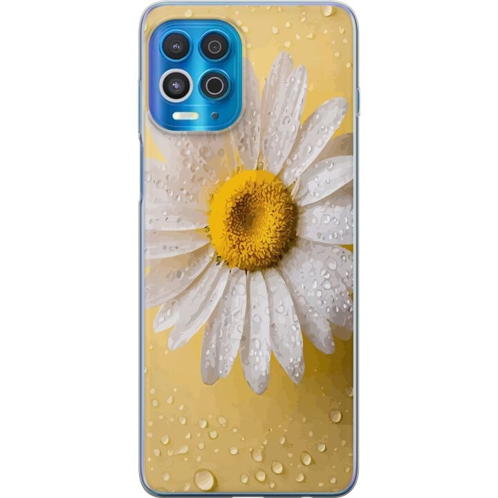 Mobilskal till Motorola Edge S med Porslinsblomma motiv i gruppen SMARTPHONE & SURFPLATTOR / Mobilskydd / Motorola hos TP E-commerce Nordic AB (A54557)