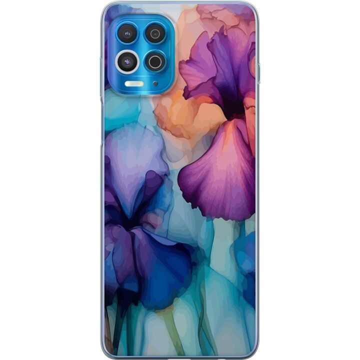 Mobilskal till Motorola Edge S med Magiska blommor motiv i gruppen SMARTPHONE & SURFPLATTOR / Mobilskydd / Motorola hos TP E-commerce Nordic AB (A54560)