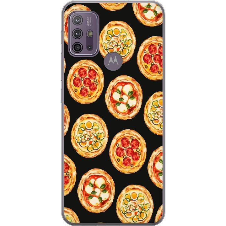 Mobilskal till Motorola Moto G10 med Pizza motiv i gruppen SMARTPHONE & SURFPLATTOR / Mobilskydd / Motorola hos TP E-commerce Nordic AB (A54597)