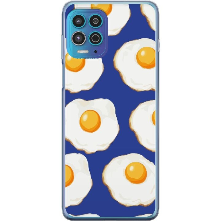 Mobilskal till Motorola Moto G100 med Stekta ägg motiv i gruppen SMARTPHONE & SURFPLATTOR / Mobilskydd / Motorola hos TP E-commerce Nordic AB (A54617)