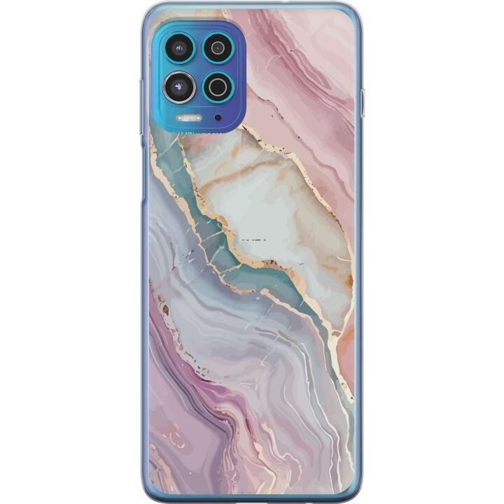 Mobilskal till Motorola Moto G100 med Marmor motiv i gruppen SMARTPHONE & SURFPLATTOR / Mobilskydd / Motorola hos TP E-commerce Nordic AB (A54633)