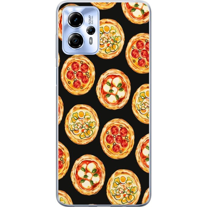 Mobilskal till Motorola Moto G13 med Pizza motiv i gruppen SMARTPHONE & SURFPLATTOR / Mobilskydd / Motorola hos TP E-commerce Nordic AB (A54678)