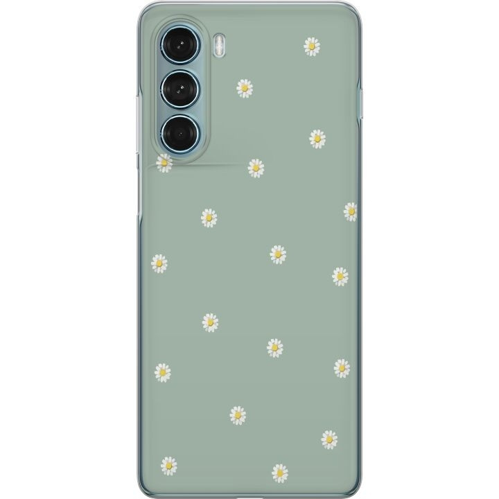 Mobilskal till Motorola Moto G200 5G med Prästkragar motiv i gruppen SMARTPHONE & SURFPLATTOR / Mobilskydd / Motorola hos TP E-commerce Nordic AB (A54723)