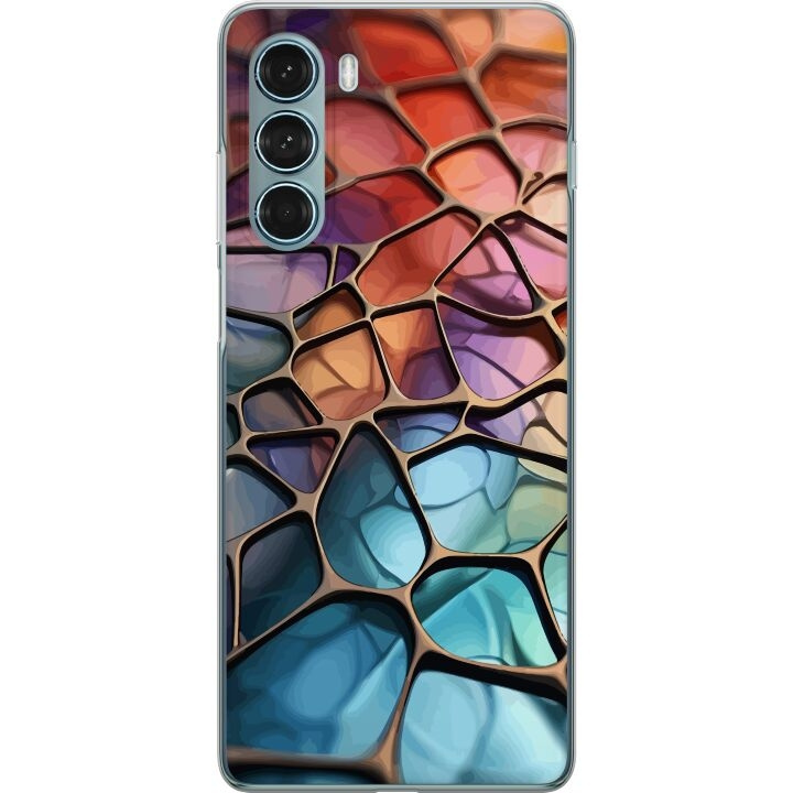 Mobilskal till Motorola Moto G200 5G med Metalliskt mönster motiv i gruppen SMARTPHONE & SURFPLATTOR / Mobilskydd / Motorola hos TP E-commerce Nordic AB (A54729)