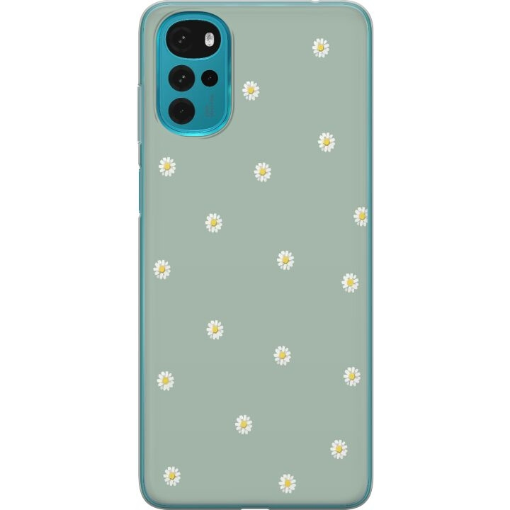 Mobilskal till Motorola Moto G22 med Prästkragar motiv i gruppen SMARTPHONE & SURFPLATTOR / Mobilskydd / Motorola hos TP E-commerce Nordic AB (A54750)