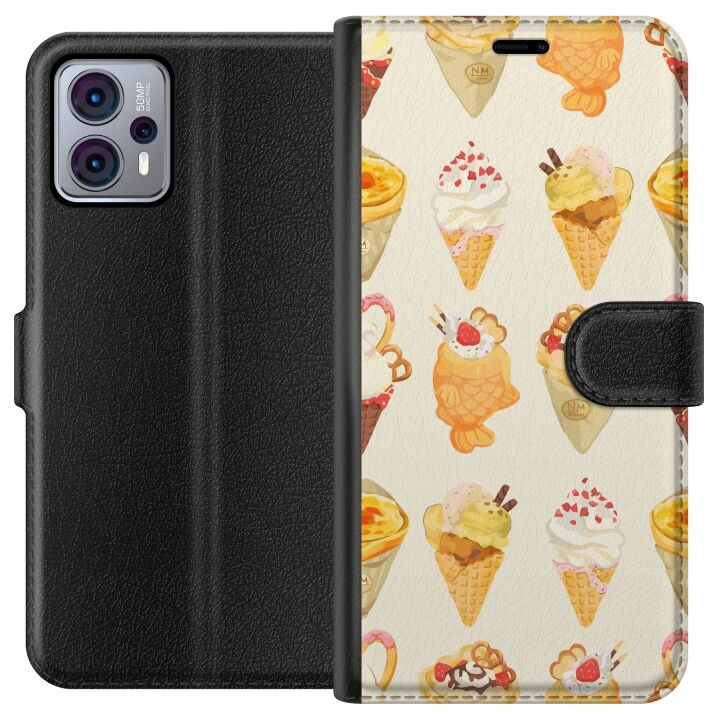 Plånboksfodral till Motorola Moto G23 med Glassigt motiv i gruppen SMARTPHONE & SURFPLATTOR / Mobilskydd / Motorola hos TP E-commerce Nordic AB (A54784)