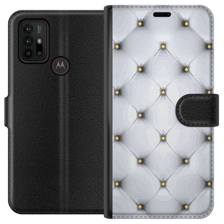 Plånboksfodral till Motorola Moto G30 med Lyxigt motiv i gruppen SMARTPHONE & SURFPLATTOR / Mobilskydd / Motorola hos TP E-commerce Nordic AB (A54841)
