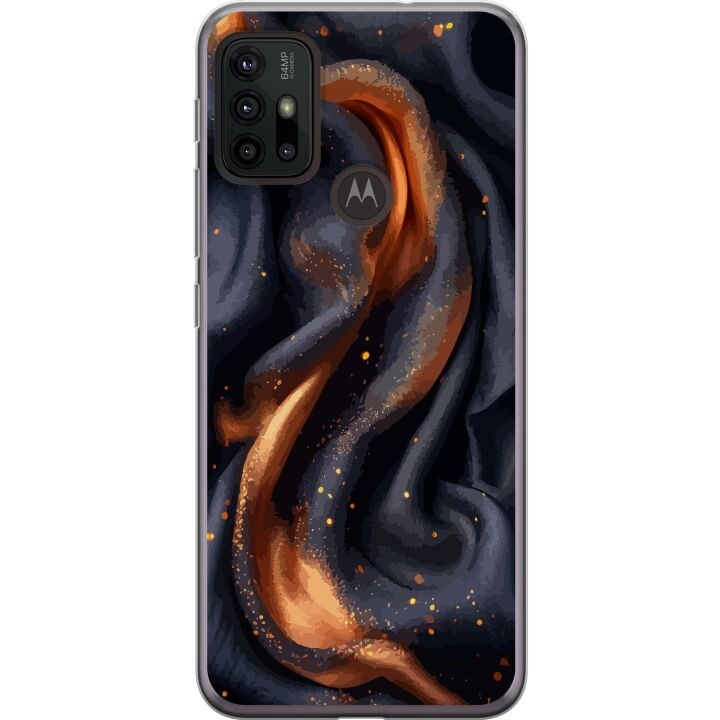 Mobilskal till Motorola Moto G30 med Eldigt silke motiv i gruppen SMARTPHONE & SURFPLATTOR / Mobilskydd / Motorola hos TP E-commerce Nordic AB (A54855)