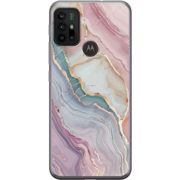 Mobilskal till Motorola Moto G30 med Marmor motiv i gruppen SMARTPHONE & SURFPLATTOR / Mobilskydd / Motorola hos TP E-commerce Nordic AB (A54876)