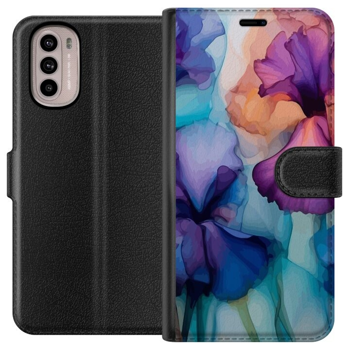Plånboksfodral till Motorola Moto G31 med Magiska blommor motiv i gruppen SMARTPHONE & SURFPLATTOR / Mobilskydd / Motorola hos TP E-commerce Nordic AB (A54884)