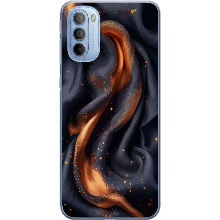 Mobilskal till Motorola Moto G31 med Eldigt silke motiv i gruppen SMARTPHONE & SURFPLATTOR / Mobilskydd / Motorola hos TP E-commerce Nordic AB (A54909)