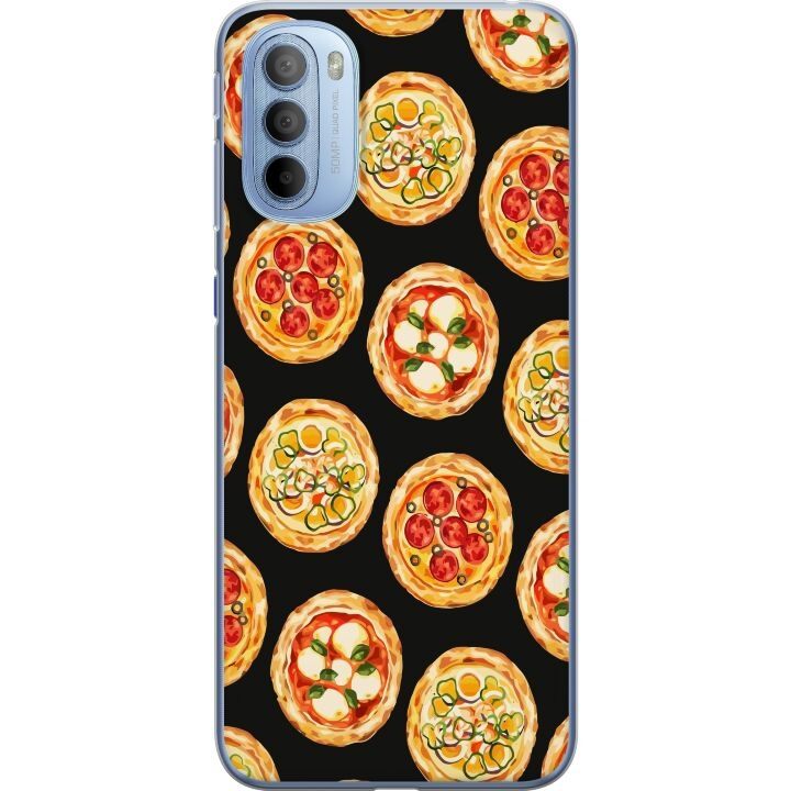 Mobilskal till Motorola Moto G31 med Pizza motiv i gruppen SMARTPHONE & SURFPLATTOR / Mobilskydd / Motorola hos TP E-commerce Nordic AB (A54921)
