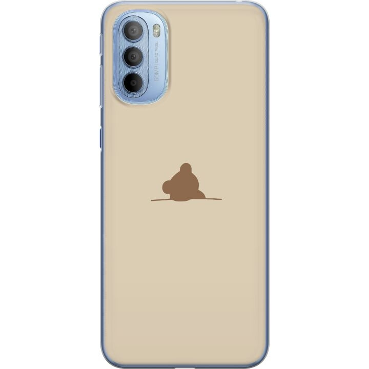 Mobilskal till Motorola Moto G31 med Nalle motiv i gruppen SMARTPHONE & SURFPLATTOR / Mobilskydd / Motorola hos TP E-commerce Nordic AB (A54928)