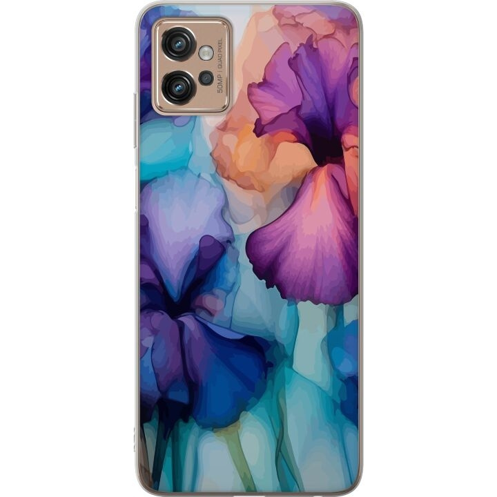 Mobilskal till Motorola Moto G32 med Magiska blommor motiv i gruppen SMARTPHONE & SURFPLATTOR / Mobilskydd / Motorola hos TP E-commerce Nordic AB (A54938)