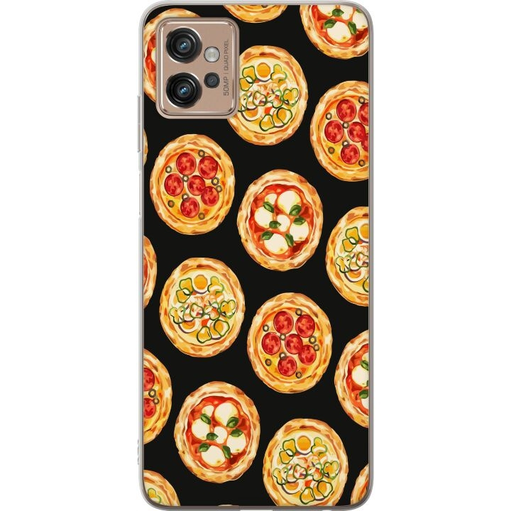 Mobilskal till Motorola Moto G32 med Pizza motiv i gruppen SMARTPHONE & SURFPLATTOR / Mobilskydd / Motorola hos TP E-commerce Nordic AB (A54948)