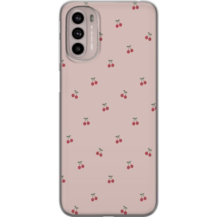 Mobilskal till Motorola Moto G41 med Körsbär motiv i gruppen SMARTPHONE & SURFPLATTOR / Mobilskydd / Motorola hos TP E-commerce Nordic AB (A54996)