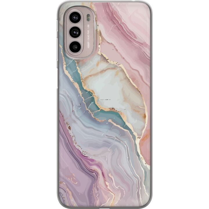 Mobilskal till Motorola Moto G41 med Marmor motiv i gruppen SMARTPHONE & SURFPLATTOR / Mobilskydd / Motorola hos TP E-commerce Nordic AB (A55011)
