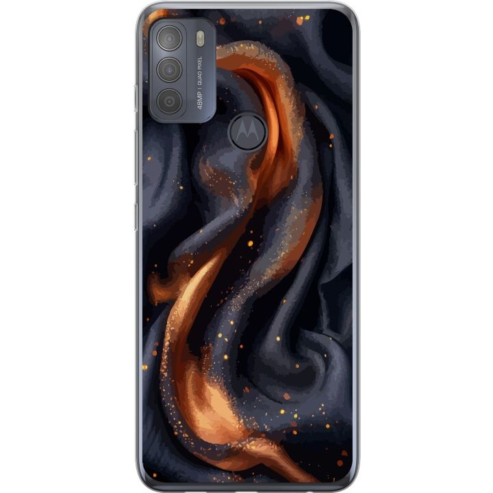 Mobilskal till Motorola Moto G50 med Eldigt silke motiv i gruppen SMARTPHONE & SURFPLATTOR / Mobilskydd / Motorola hos TP E-commerce Nordic AB (A55044)