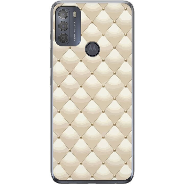 Mobilskal till Motorola Moto G50 med Guldglans motiv i gruppen SMARTPHONE & SURFPLATTOR / Mobilskydd / Motorola hos TP E-commerce Nordic AB (A55069)