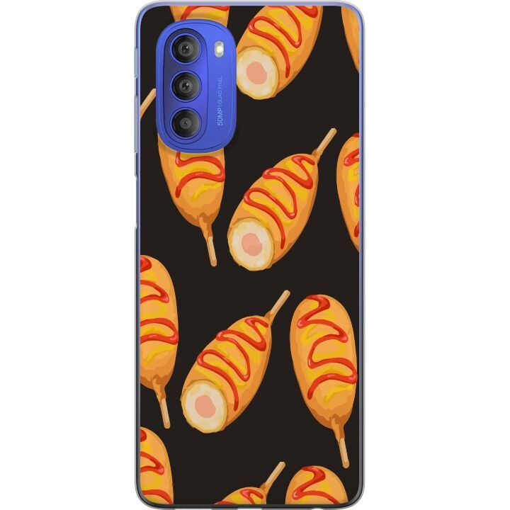 Mobilskal till Motorola Moto G51 5G med Kycklingklubba motiv i gruppen SMARTPHONE & SURFPLATTOR / Mobilskydd / Motorola hos TP E-commerce Nordic AB (A55079)