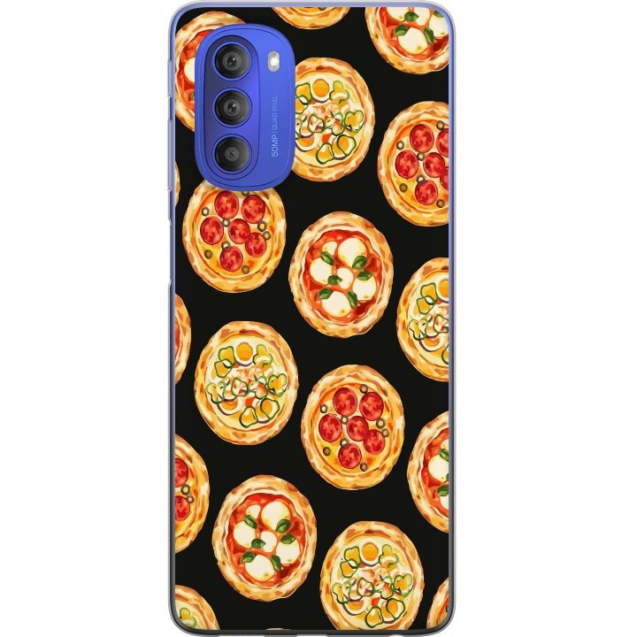 Mobilskal till Motorola Moto G51 5G med Pizza motiv i gruppen SMARTPHONE & SURFPLATTOR / Mobilskydd / Motorola hos TP E-commerce Nordic AB (A55083)