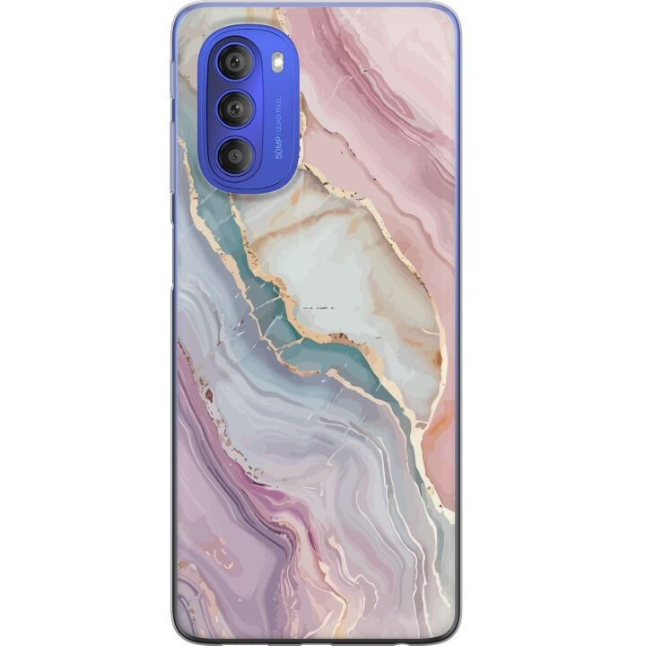 Mobilskal till Motorola Moto G51 5G med Marmor motiv i gruppen SMARTPHONE & SURFPLATTOR / Mobilskydd / Motorola hos TP E-commerce Nordic AB (A55092)