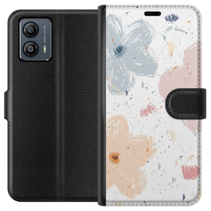 Plånboksfodral till Motorola Moto G53 med Blommor motiv i gruppen SMARTPHONE & SURFPLATTOR / Mobilskydd / Motorola hos TP E-commerce Nordic AB (A55109)