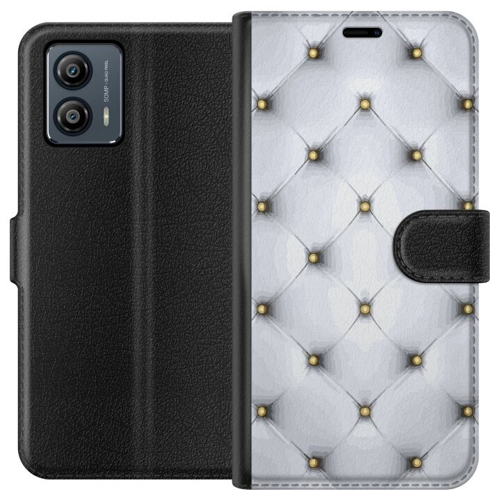 Plånboksfodral till Motorola Moto G53 med Lyxigt motiv i gruppen SMARTPHONE & SURFPLATTOR / Mobilskydd / Motorola hos TP E-commerce Nordic AB (A55111)