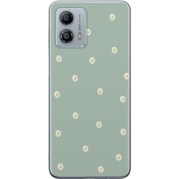Mobilskal till Motorola Moto G53 med Prästkragar motiv i gruppen SMARTPHONE & SURFPLATTOR / Mobilskydd / Motorola hos TP E-commerce Nordic AB (A55128)