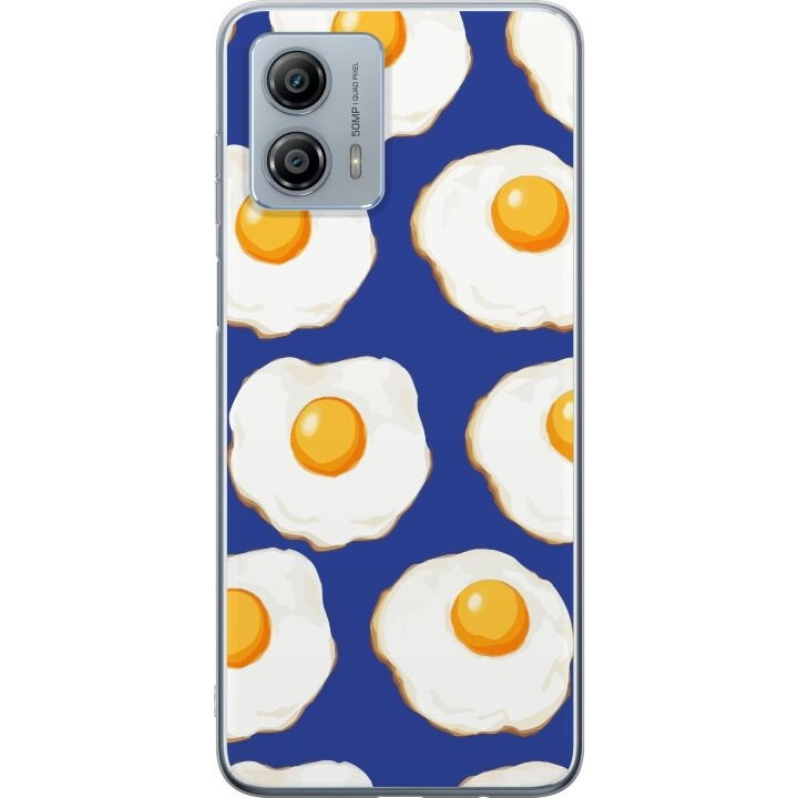Mobilskal till Motorola Moto G53 med Stekta ägg motiv i gruppen SMARTPHONE & SURFPLATTOR / Mobilskydd / Motorola hos TP E-commerce Nordic AB (A55130)