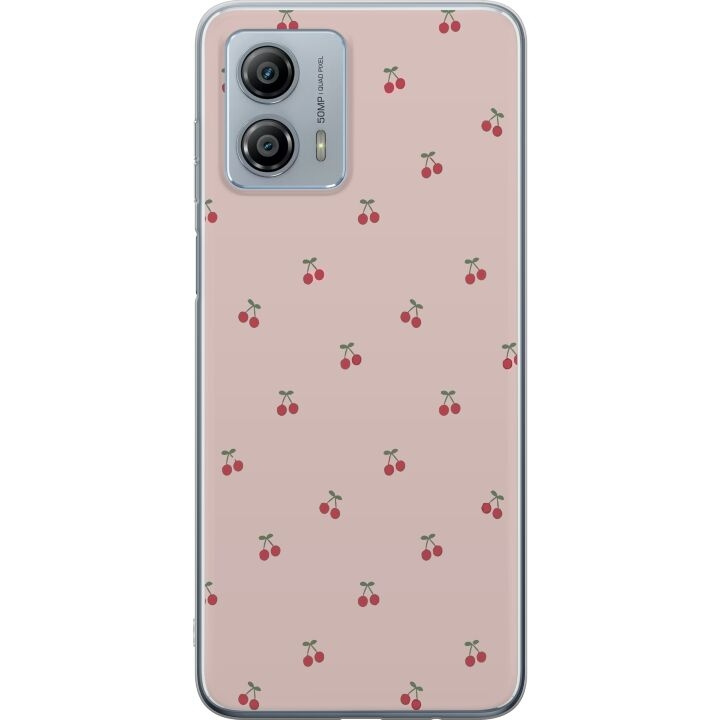 Mobilskal till Motorola Moto G53 med Körsbär motiv i gruppen SMARTPHONE & SURFPLATTOR / Mobilskydd / Motorola hos TP E-commerce Nordic AB (A55131)