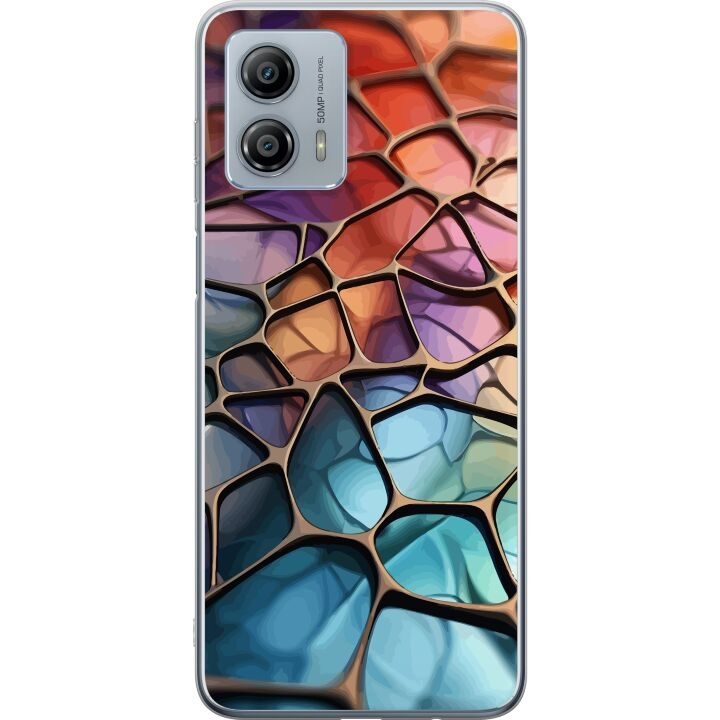 Mobilskal till Motorola Moto G53 med Metalliskt mönster motiv i gruppen SMARTPHONE & SURFPLATTOR / Mobilskydd / Motorola hos TP E-commerce Nordic AB (A55134)