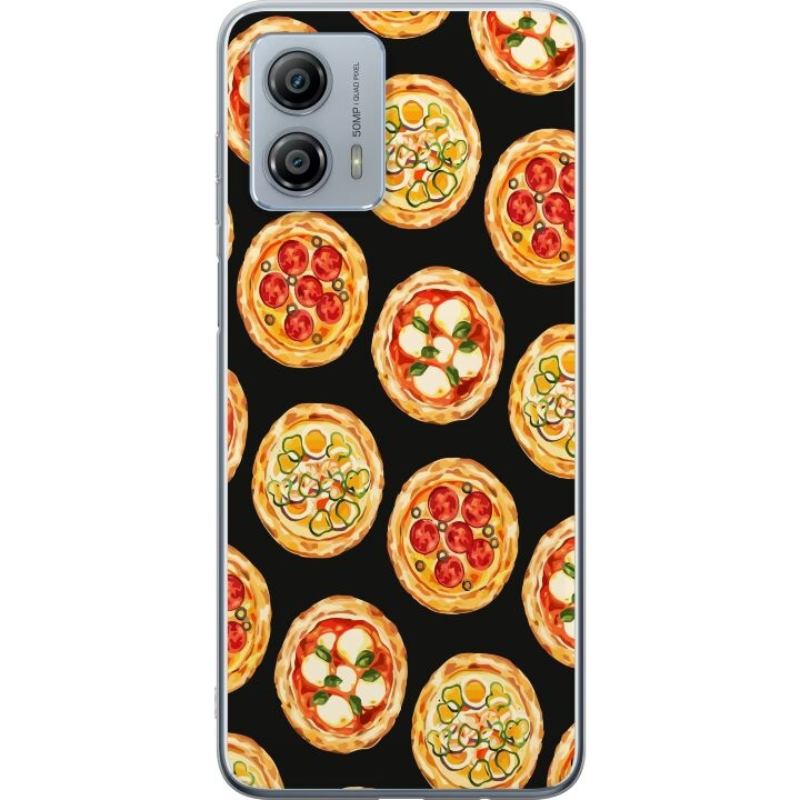 Mobilskal till Motorola Moto G53 med Pizza motiv i gruppen SMARTPHONE & SURFPLATTOR / Mobilskydd / Motorola hos TP E-commerce Nordic AB (A55137)