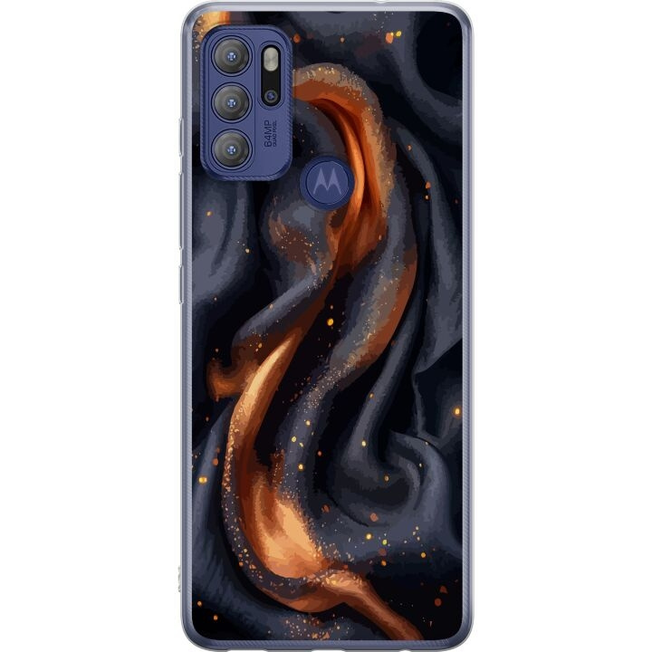 Mobilskal till Motorola Moto G60S med Eldigt silke motiv i gruppen SMARTPHONE & SURFPLATTOR / Mobilskydd / Motorola hos TP E-commerce Nordic AB (A55206)