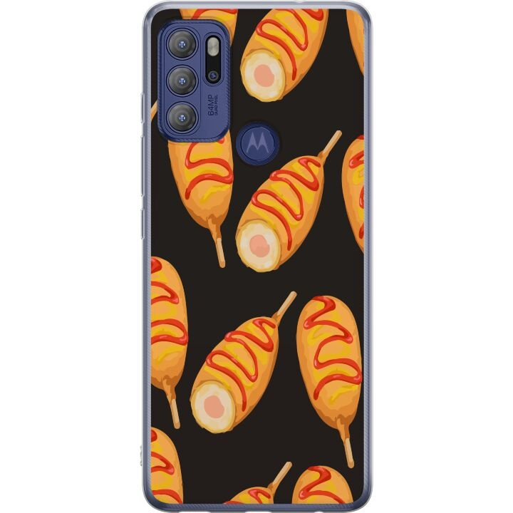 Mobilskal till Motorola Moto G60S med Kycklingklubba motiv i gruppen SMARTPHONE & SURFPLATTOR / Mobilskydd / Motorola hos TP E-commerce Nordic AB (A55214)