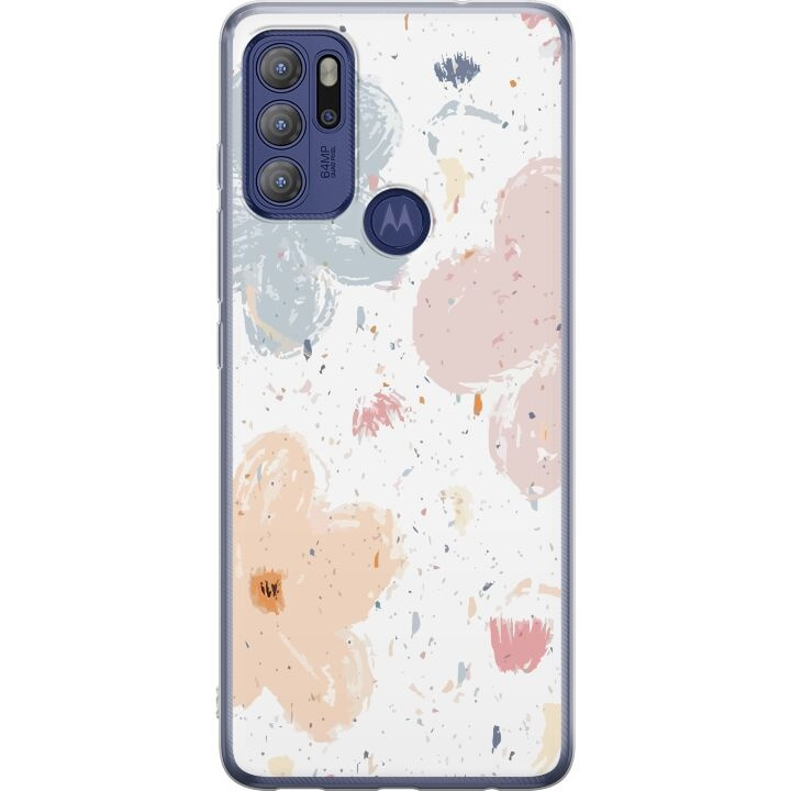 Mobilskal till Motorola Moto G60S med Blommor motiv i gruppen SMARTPHONE & SURFPLATTOR / Mobilskydd / Motorola hos TP E-commerce Nordic AB (A55217)