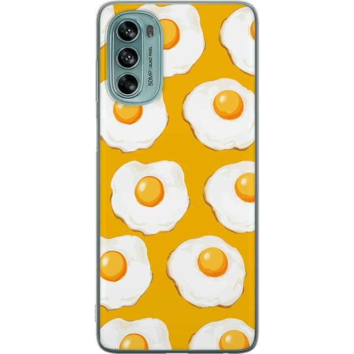 Mobilskal till Motorola Moto G62 5G med Stekt ägg motiv i gruppen SMARTPHONE & SURFPLATTOR / Mobilskydd / Motorola hos TP E-commerce Nordic AB (A55234)