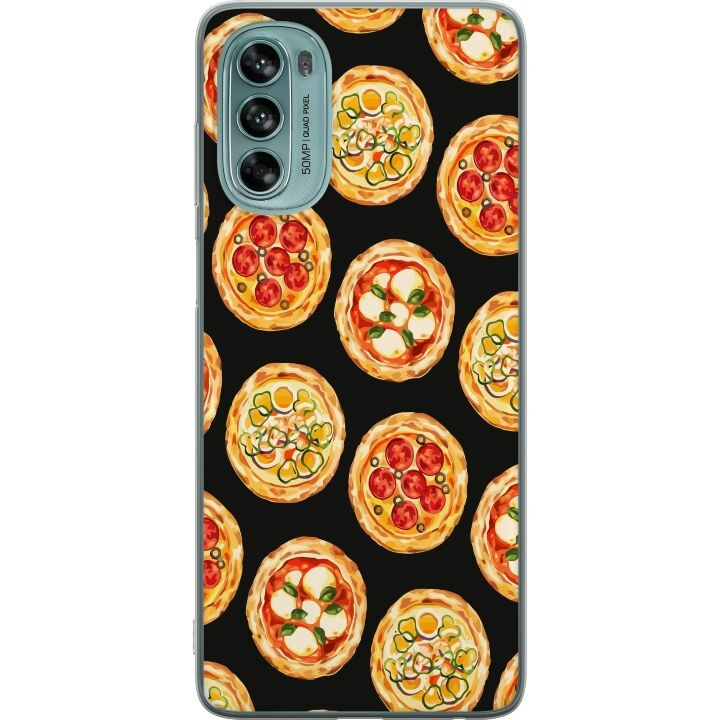 Mobilskal till Motorola Moto G62 5G med Pizza motiv i gruppen SMARTPHONE & SURFPLATTOR / Mobilskydd / Motorola hos TP E-commerce Nordic AB (A55245)
