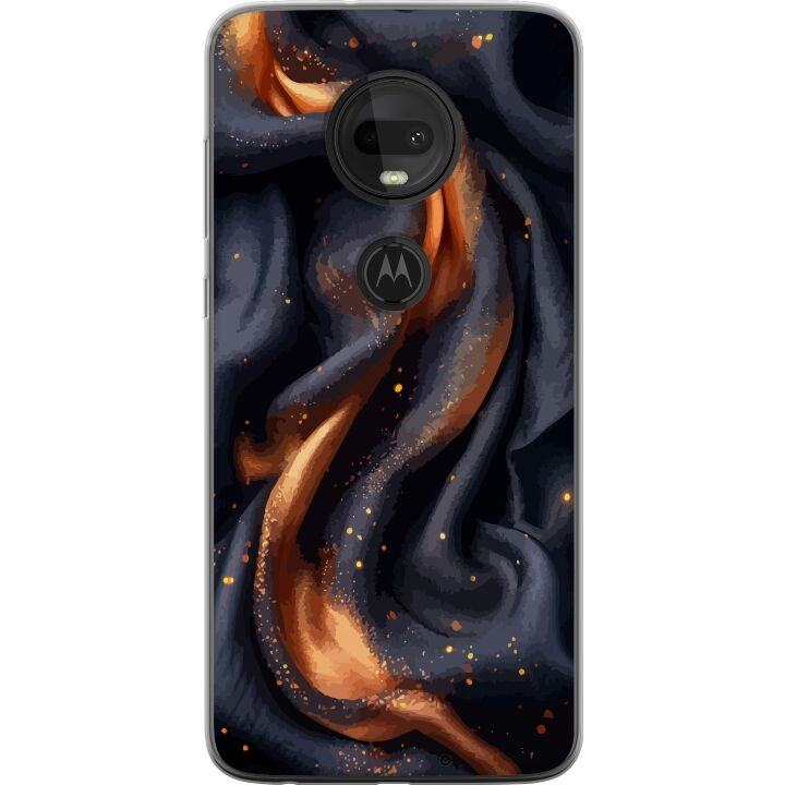 Mobilskal till Motorola Moto G7 med Eldigt silke motiv i gruppen SMARTPHONE & SURFPLATTOR / Mobilskydd / Motorola hos TP E-commerce Nordic AB (A55260)
