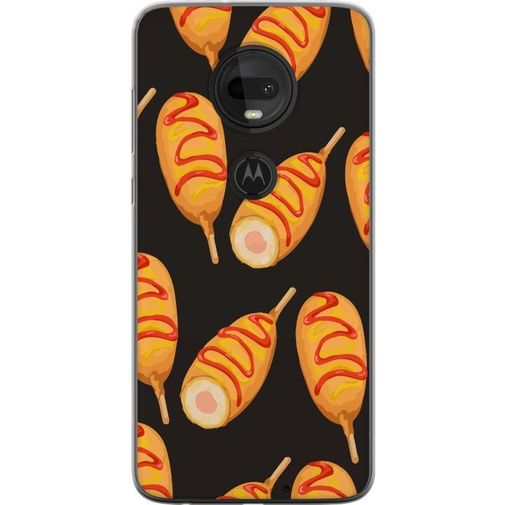 Mobilskal till Motorola Moto G7 med Kycklingklubba motiv i gruppen SMARTPHONE & SURFPLATTOR / Mobilskydd / Motorola hos TP E-commerce Nordic AB (A55268)